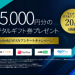 coindesk JAPAN Twitterキャンペーン開催- フォロー＆RT、アンケートに回答して5,000円分のデジタルギフトが抽選で当たる