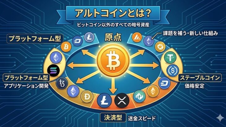 アルトコインとは？わかりやすく将来性を解説！